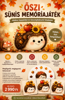 Őszi Sünis Memóriajáték